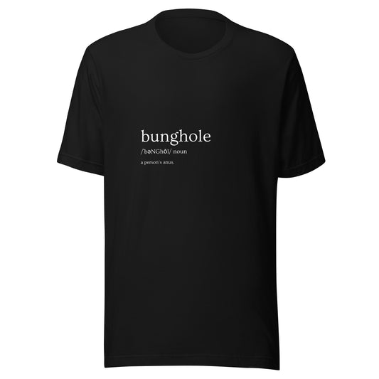Bunghole (Black) MENS T SHIRT