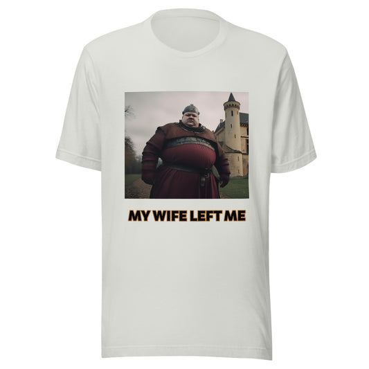 My Wife Left Me (Silver) MENS T SHIRT